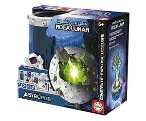 Educa - Mission vers la Lune ; Rocher lunaire, découvrez une civilisation extraterrestre perdue en creusant la mystérieuse roche lunaire ; assemblez le cube et déchiffrez les messages cachés, à partir