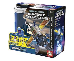 Educa - Mission vers la Lune, Station de Communications ; Construire, Jouer et Apprendre à Décrypter Code Morse et Découvrez Les Secrets Cachés de l'espace, à partir de 6 Ans (41348)