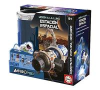 Educa - Mission vers la Lune - Station Spatiale, construit et Joue en connectant Plusieurs Capsules pour Faire Grandir la Station Spatiale ; avec Plus de 31 pièces ; recommandé à partir de 6 Ans