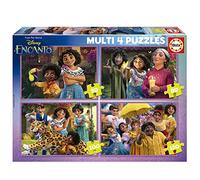 Educa - Multi 4 Encanto | Ensemble de 4 Puzzles pour Enfants progressifs de 50 à 150 pièces. Mesure Une Fois monté: 34 x 24 cm. Composé de Grandes pièces Parfaitement finies. +5 Ans (19581)
