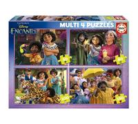 Educa Borrás - Ensemble de 4 puzzles Multi 4 Encanto - 50 à 150 pièces - 34 x 24 cm - Dès 5 ans