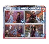 Educa Borrás – MultiPuzzles La Reine des Neiges (18640) 4 puzzles 50/80/100/150 – Multi G