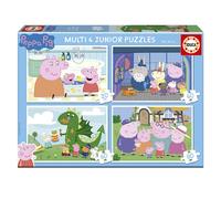 Educa Borrás – Puzzle Multi 4 Junior – Peppa Pig – 20+40+60+80 pièces