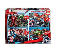 Educa Borrás Puzzle Avengers – 4 puzzles multi – Dès 5 ans
