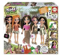 Educa My Model Design Animal Print Doll Multicolore