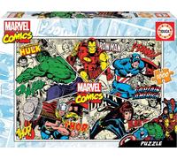 Educa Other Heroes 18498, Marvel Comics, 1000 pièces, puzzle pour adultes et enfants à partir de 10 ans, super-héros, multicolore