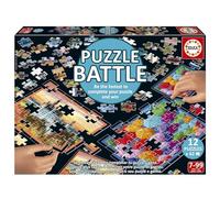 Puzzle - EDUCA - Battle Travel - 12 puzzles - 42 pièces - Thème Voyage et cartes