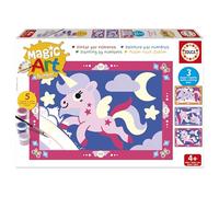 Educa - Peinture par numéros Licornes | Numéros magiques | Loisirs créatifs pour enfants | Recommandé pour les garçons et les filles de 4, 5 et 6 ans (20288)