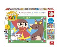 Educa - Peinture par numéros | Numéros magiques | Loisirs créatifs pour enfants | Recommandé pour les garçons et les filles de 4, 5 et 6 ans (20402)