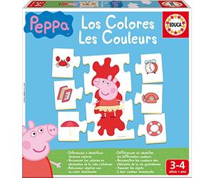 Educa - Peppa Pig. J'apprends.Les Coleurs. Jeu educatif. +3 Ans. Ref. 16225