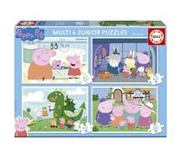 Educa Borrás – Puzzle Multi 4 Junior – Peppa Pig – 20+40+60+80 pièces