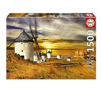 Educa Pièces Moulins À Vent Consuegra Puzzle 1500 Pièces