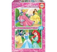 Educa Borrás - Puzzle Disney Princesses 2x20 pièces, grandes pièces dès 3 ans (16846)