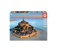 Educa Borrás - Puzzle 1000 pièces «Mont‑Saint‑Michel» 68 x 48 cm - À partir de 14 ans