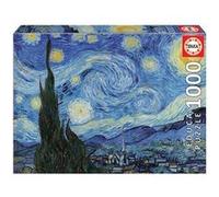 Educa - Puzzle - 1000 La Nuit Etoilée, Vincent Van Gogh Rouge