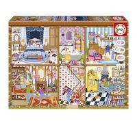 Educa - Puzzle 1000 Pieces | Foyer Doux Foyer | Dès 14 Ans (20773)