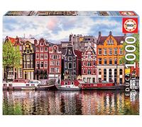Educa Borrás – Puzzle 1000 pièces – Maisons dansantes Amsterdam – À partir de 14 ans