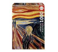 Educa - Puzzle 1000 pièces pour Adultes | Le Cri, Edvard Munch. Dimensions : 48 x 68 cm. À partir de 14 Ans (20308)