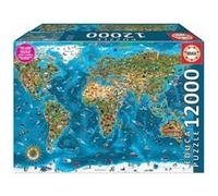 Educa - Puzzle - 12000 Merveilles Du Monde Neutre G