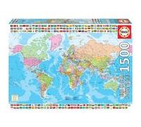 EDUCA - Puzzle - 1500 CARTE POLITIQUE G