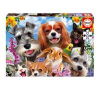 Educa Borrás – Puzzle Le selfie des animaux – 200 pièces 40×28 cm Dès 6 ans (19293)