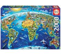 Educa Puzzle 2000 pièces Symboles du Monde 17129