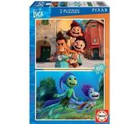 Puzzle EDUCA - Luca Disney - 2x100 pièces - Pour enfants de 3 ans et plus