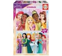 Educa Borrás – Puzzle Disney Princess – 2x100 pièces – Double départ – Dès 6 ans