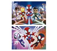Educa Puzzle 2x16 pièces Spidey & His Amazing Friends - Puzzle enfant 3-4 ans - Version espagnol et anglais