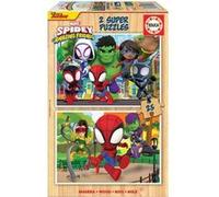 Educa - Puzzle - 2x25 Spidey & Amazing Friends Multicolore G