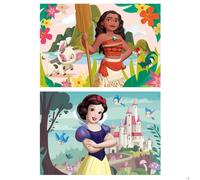 Educa Borrás Puzzle Disney Vaiana - Blanche-Neige 2 x 50 pièces Multicolore G