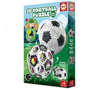 Educa Borrás – Puzzle Ball 3D 32 pièces (19210) – Jouet éducatif Ø 14 cm – Dès 6 ans