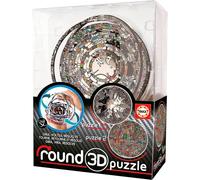 Educa Borrás Puzzle 3D Rond Charles Fazzino 19707 Multicolore G