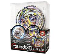 Puzzle 3D Rond Educa Abstract Art Multicolore