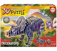 Educa Borrás – Puzzle 3D Triceratops Creature