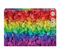 Educa Puzzle 500 pièces, pierres peintes à la main, 48×34 cm, fixation pour suspendre, 11+