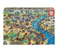 EDUCA - Puzzle - 500 PLAN DE LONDRES multicolore G