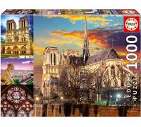 Educa Puzzle 9218456 - Notre Dame Collage - 1000 pièces Puzzle