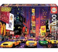 Educa Puzzle 9218499 - Neon Times square - 1000 Teile Puzzle