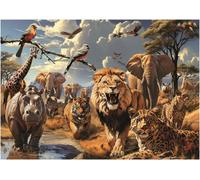 Educa Puzzle animaux sauvages 1000 pièces Golden Golden One Size