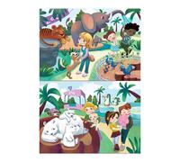 EDUCA Puzzle Au zoo 2x20 pièces
