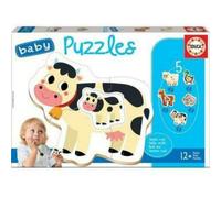 Educa Puzzle. Baby Puzzles la ferme 2x2/2x3/4 Teile