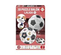 Educa - Puzzle Ballon 3D LALIGA avec 32 pièces et avec lequel Vous Pouvez Jouer | Vous Pouvez Monter différentes Formes (20339)