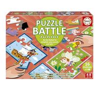 Puzzle - EDUCA - Battle Jr Fantasy - 16 puzzles - Thème fantastique - Pour enfants à partir de 4 ans