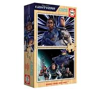 Educa - Puzzle Buzz l'Éclair 2 x 50 | 2 Puzzles de 50 pièces chacun | Double Le Plaisir | Casse-tête du Film Disney Buzz l'Éclair | 4 Ans et Plus (19314)