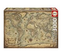 Educa Puzzle Carte Du Monde 3000 Pièces