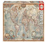 Educa Borrás Puzzle – Le Monde, Carte politique – 1500 pièces
