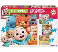 EDUCA Puzzle CoComelon 4in1 (6,9,12,16 pièces)