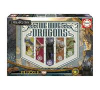 Educa - Puzzle Comment Dresser Ton Dragon 300 pièces Jeu Enfants krokmou | Développe motricité | À partir de 8 Ans (20533)
