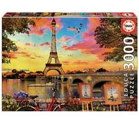 EDUCA Puzzle Coucher de soleil à Paris 3000 pièces